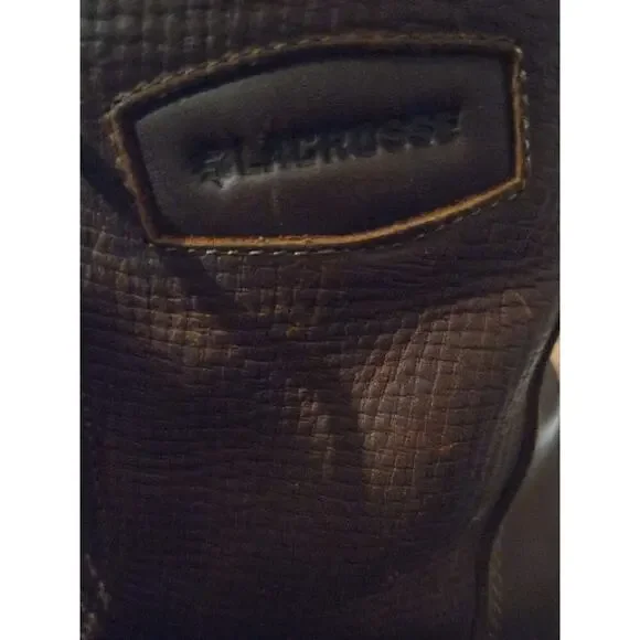 LaCrosse Men’s Duck Boots Uplander Brown Leather Rubber Waterproof Sz 8 - Picture 5 of 10